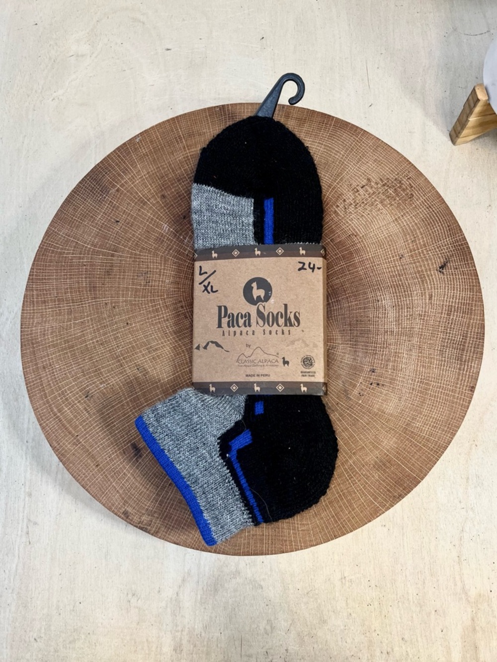 Paca Socks Premium Ankle Compression Alpaca Sock L/XL